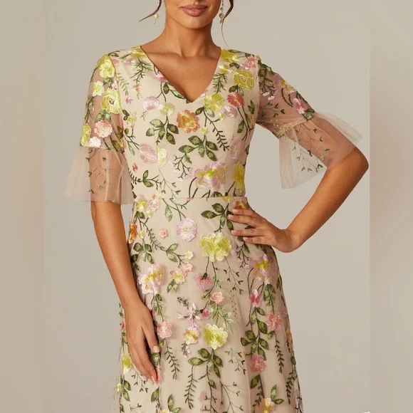 AW CAROLE DRESS
Multi Color Sz 6 and 12 NWOT - Picture 3 of 15